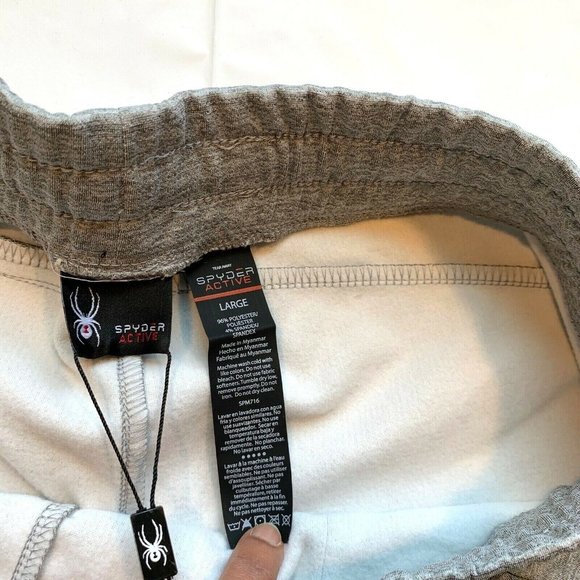 NWT Spyder Active ProWEB Jogger Sweat Pants Mens Large L Fleece Lined Athletic - Picture 7 of 11